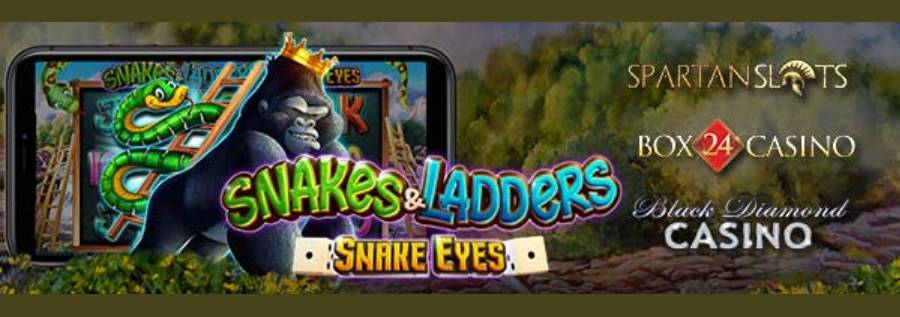 Get 25 Free Spins On Sign Up For Snakes And Ladders - Snake Eyes