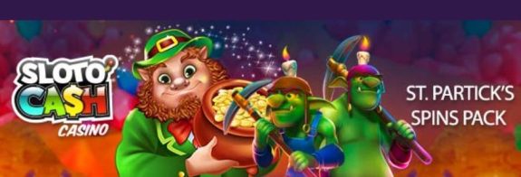 St. Patrick's Online Casino Free Spins Pack At Slotocash Casino Online