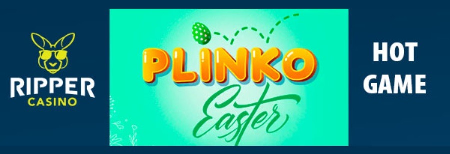 Claim 300% Up To $3000 + $15 Free Chip On Plinko Easter Slot At Ripper Online Casino