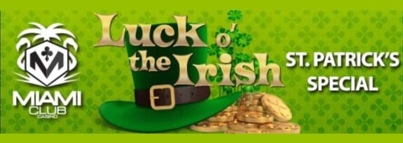 200% Up To $200 Deposit Bonus + 100 Spins On Lucky Irish